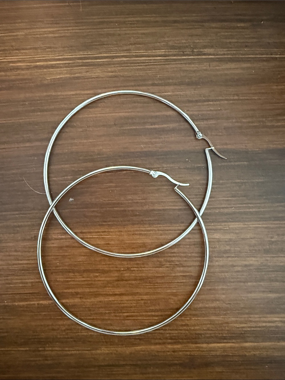 Silver Hoop Earrings - Classic Women’s Accessories